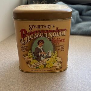 Vintage Secretary’s Blossom Sweet Toffee Tin Made in England